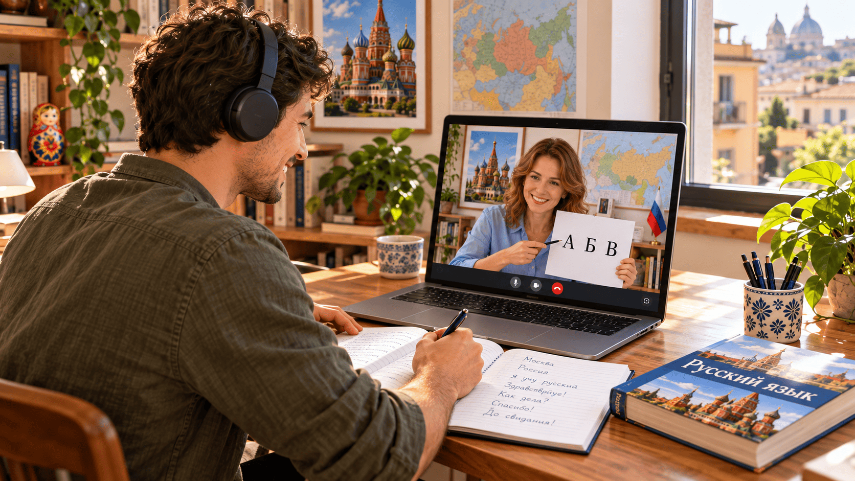 Lezione di russo online a casa 1